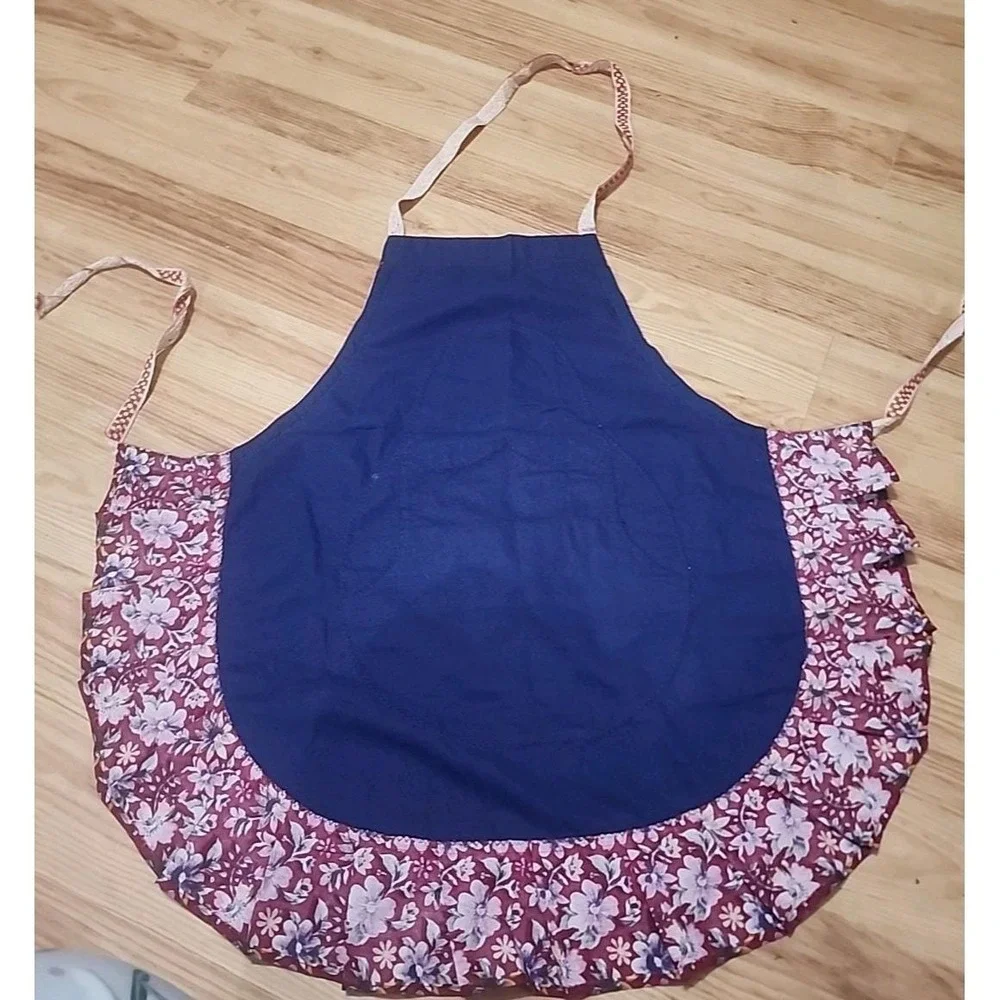 VTG Russian Nesting Doll Bib‎ Apron Handmade By Russian Peasant Girls In Moscow